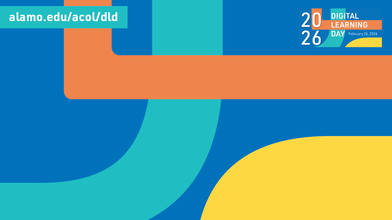 Alamo Colleges Digital Learning Day 2026 Zoom background