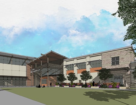 Rendering of Multi-Generational Center