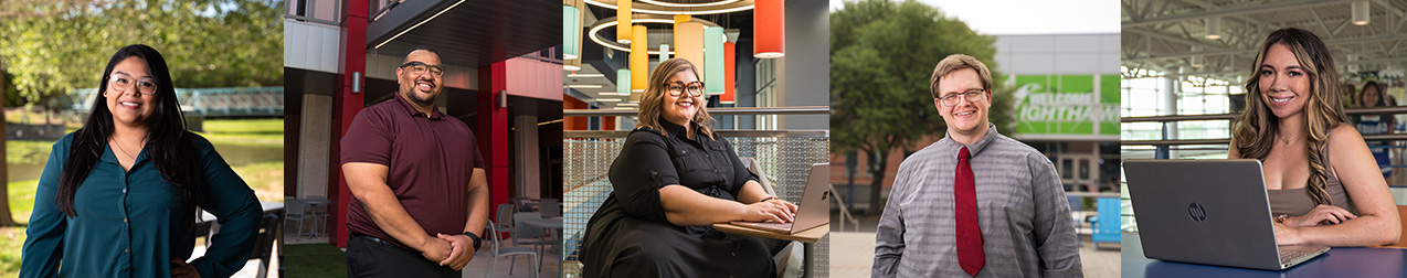 2025 Ambassador web banner with the five student ambassadors