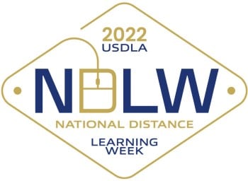 2022 National Distance Learning Week logo