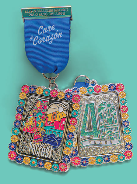 Image of official PACfest Fiesta Medal