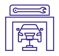 Heavy equipment icon