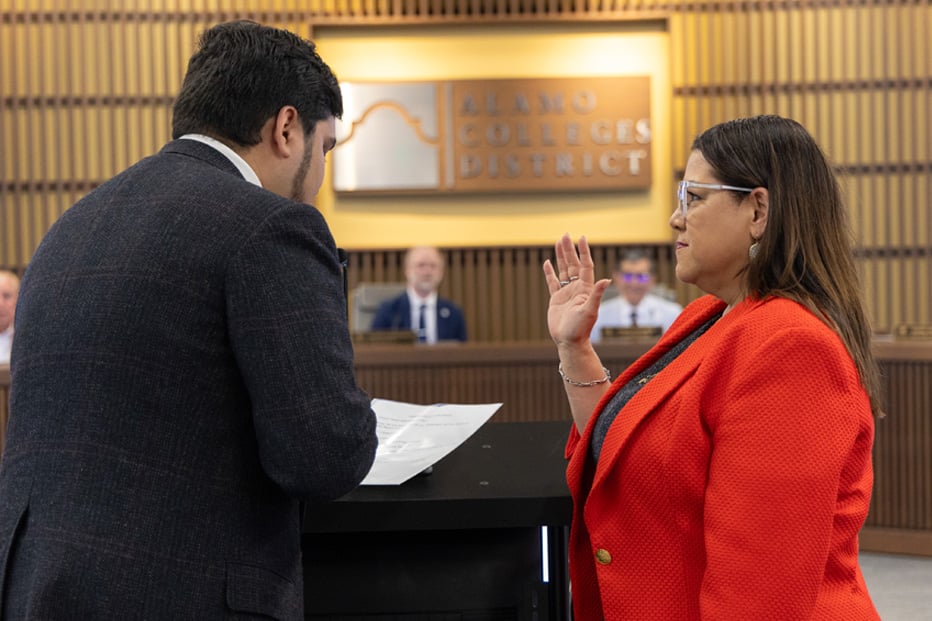 Dr. Pulido swearing in