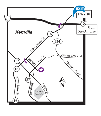 Map Kerrville Location