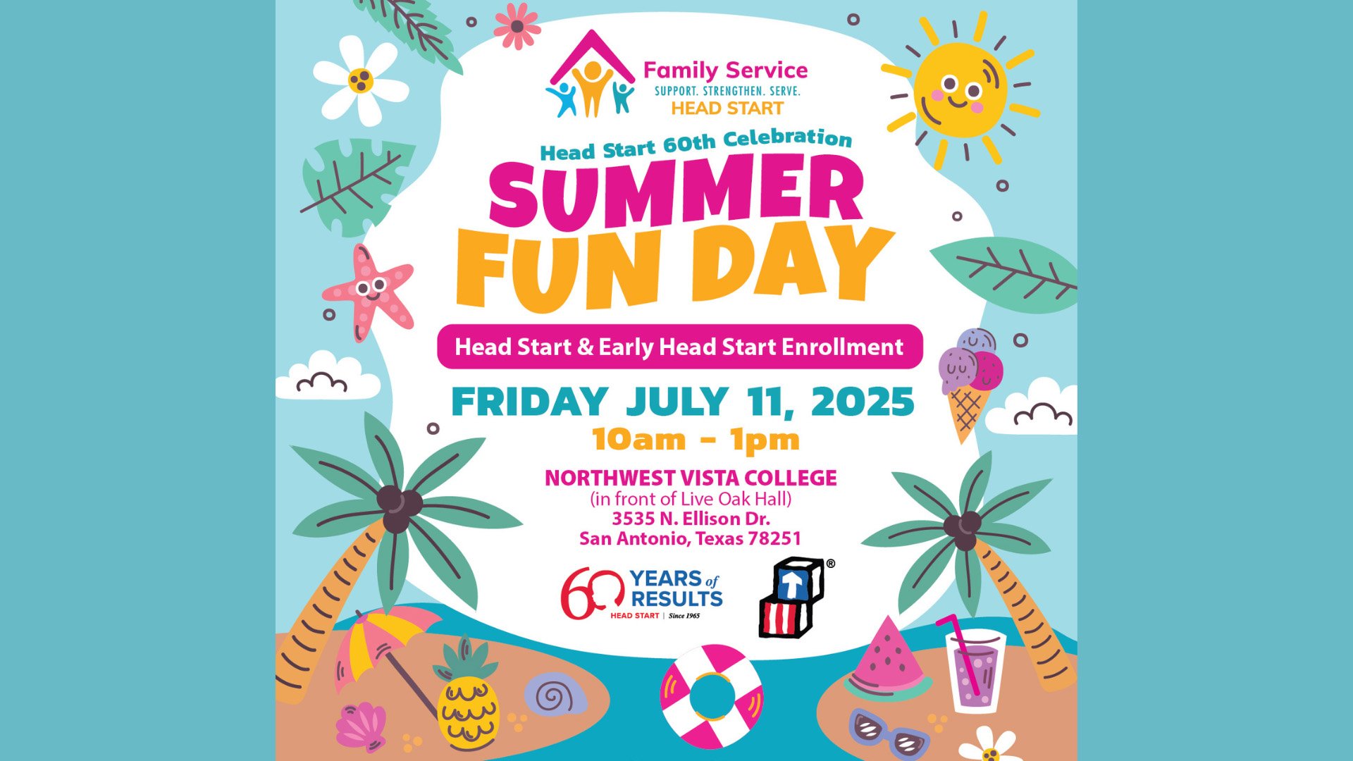 Head Start 60 Fun Day July 11