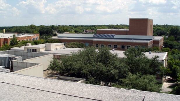 Aerial view of MLK campus