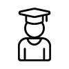 graduate student icon