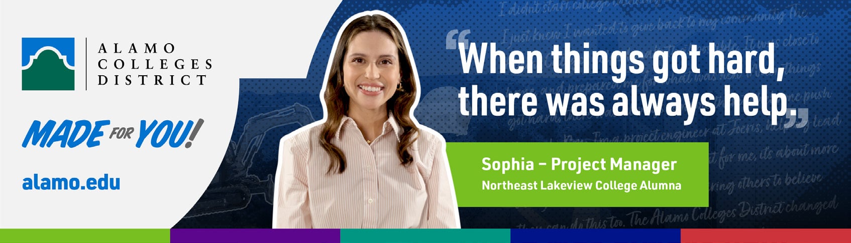 when things get hard, there was always help quote from Sophia