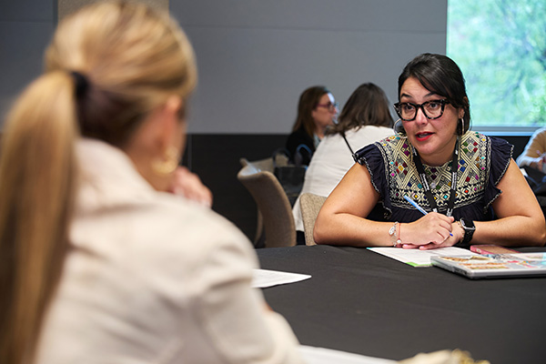 Attendees in a breakout session at the Inaugural State Convening to Support Parenting Students