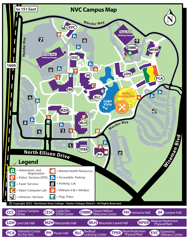 NVC Campus Map