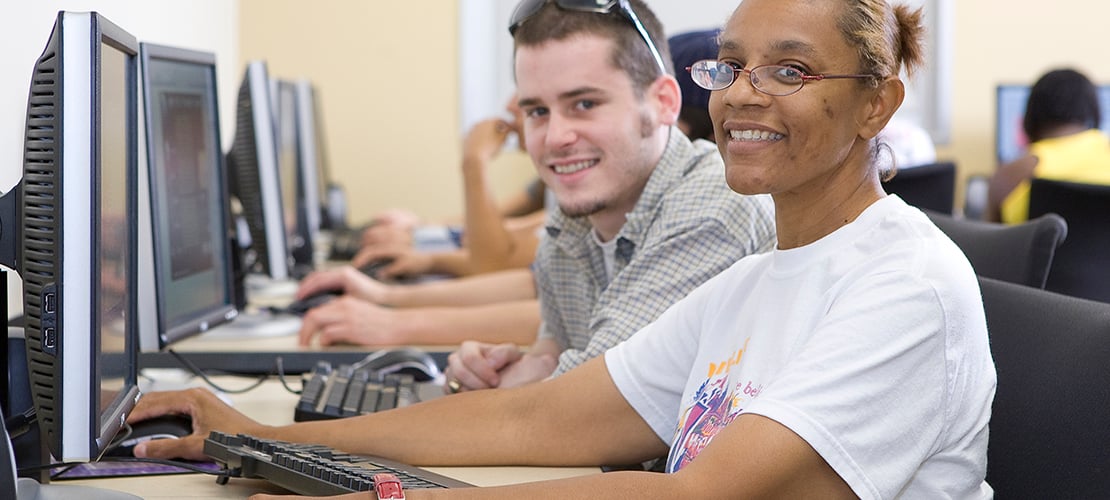 Students on Computers