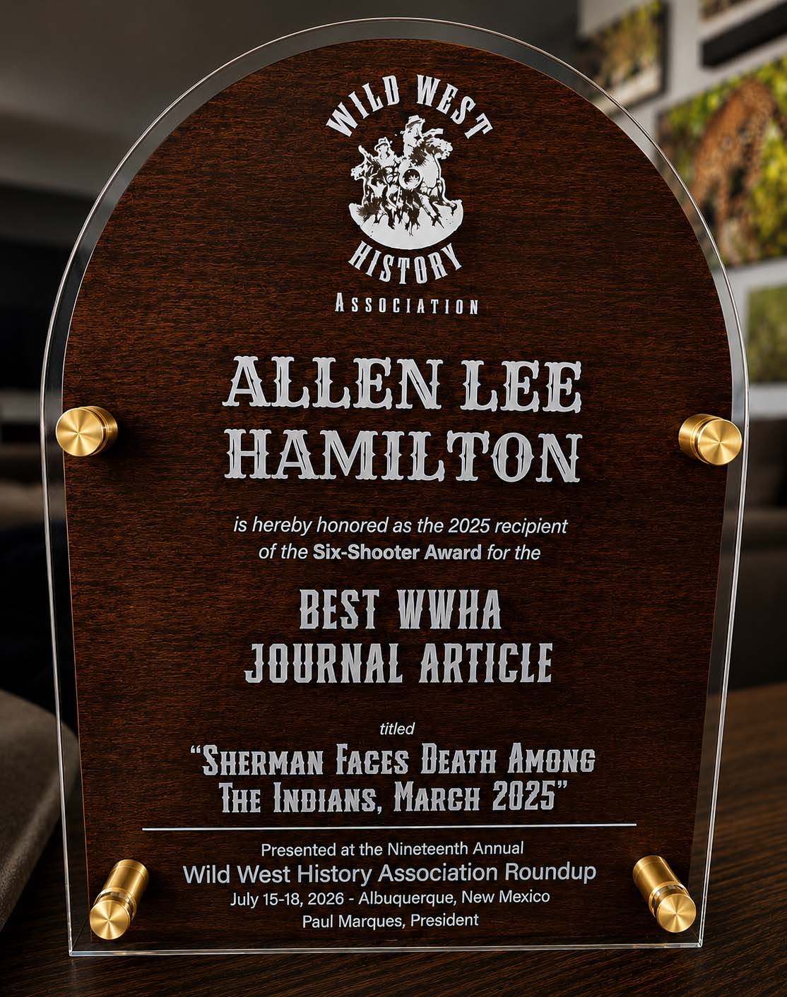 Allen Hamilton Award