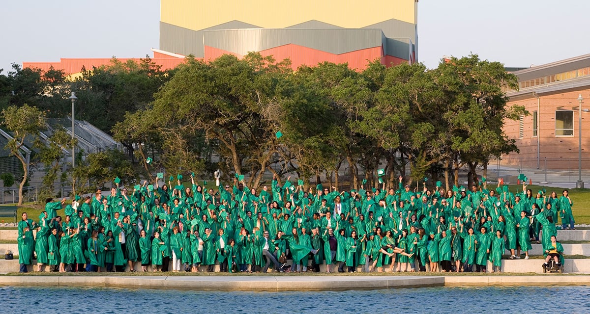 NVC Graduates in Green