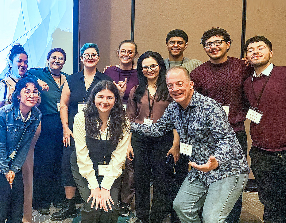 Psycnology Mentor with Students