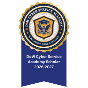 DoW Cyber Service Academy Scholar 2026-2027 width=