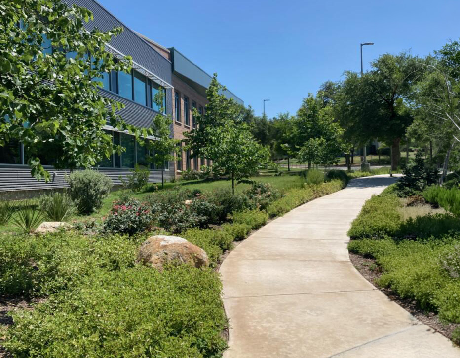 Photo of DWWC Building Pathway