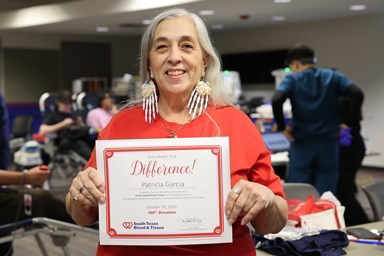 Patti Garcia Blood Donation thumbnail