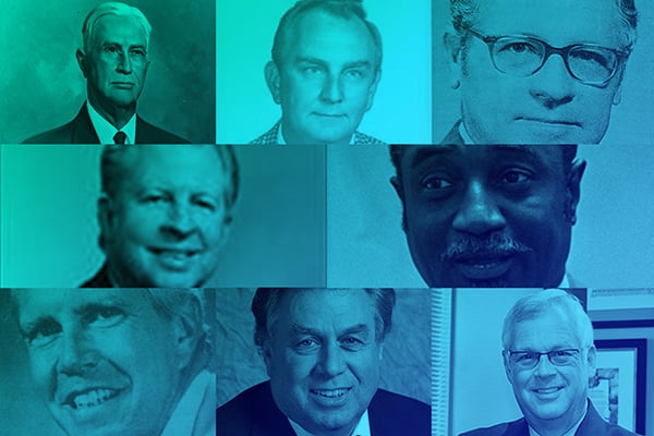 Collage of former chancellors