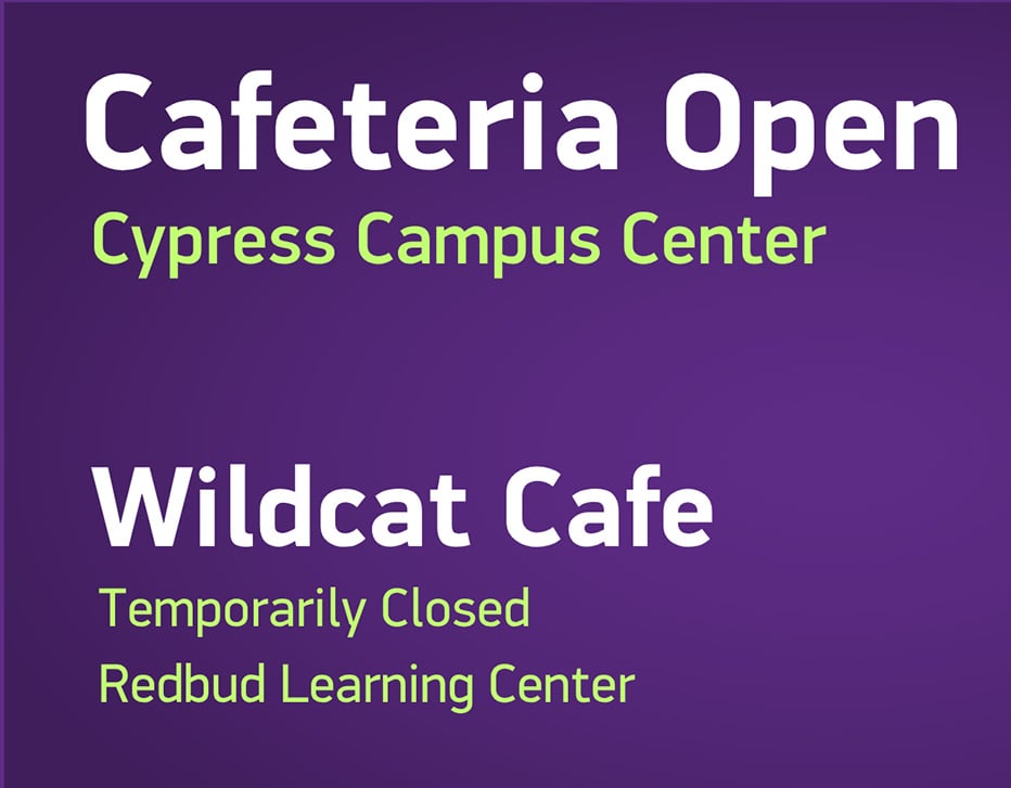 CCC cafeteria now open!