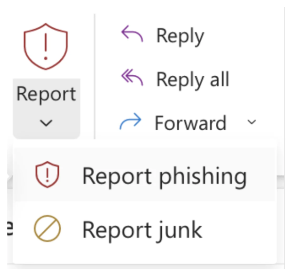 How to Report Phishing Screengrab