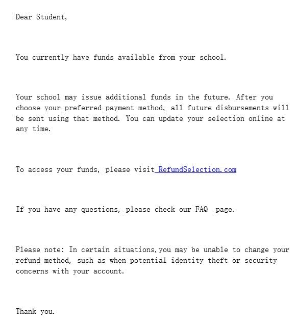 Scam Email - RefundSelection.JPG
