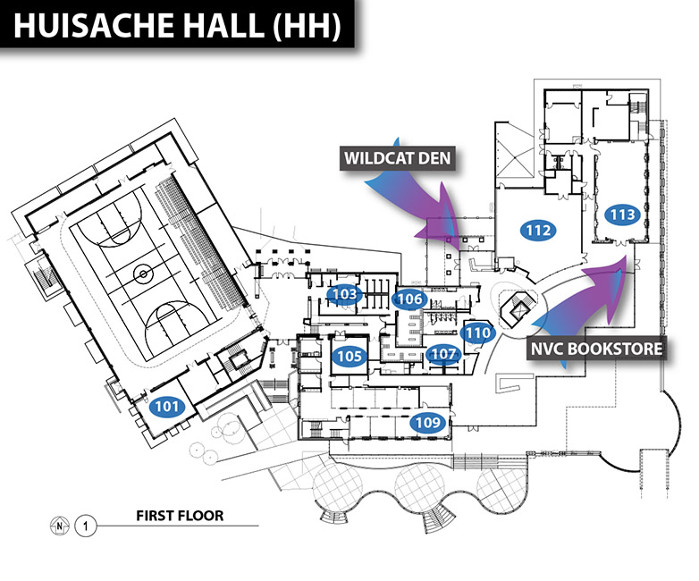 Huisache Hall - Building Map