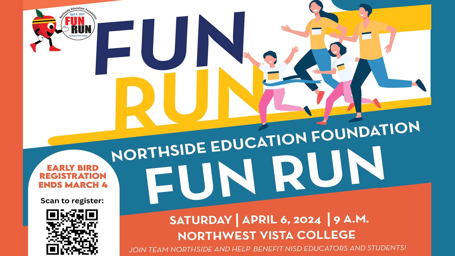 NEF Fun Run at NVC - April 6 at 9am | Alamo Colleges