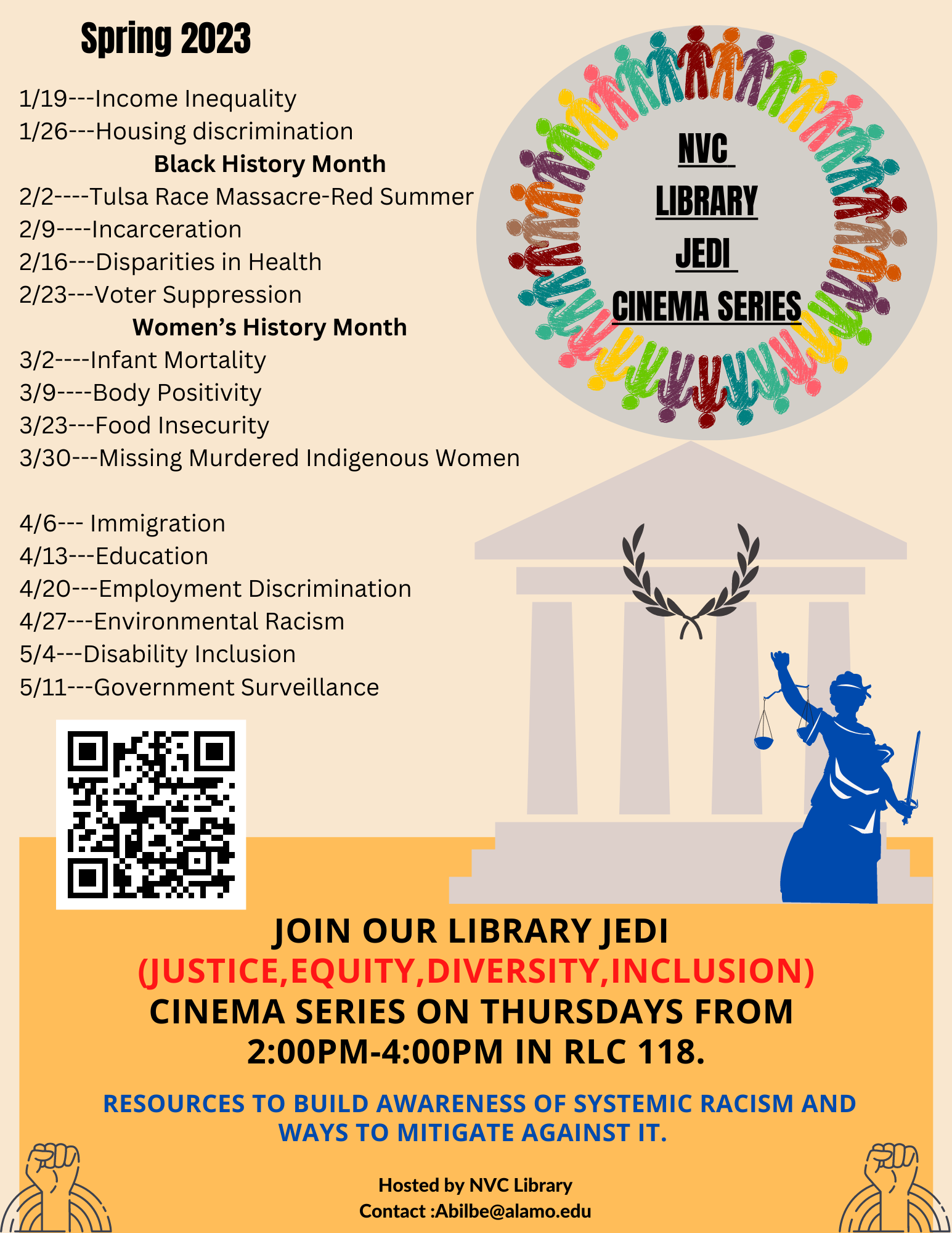 Library JEDI Cinema Schedule